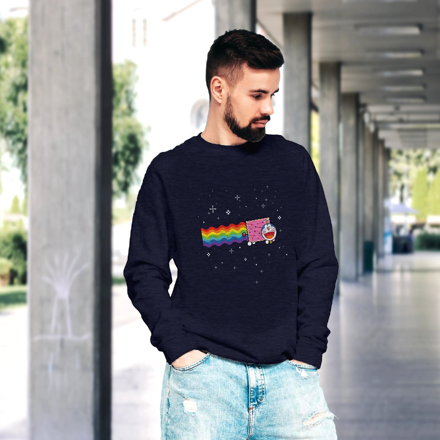 CUC GIROCOLLO Nyan Doraemon - Unisex - ANIME MANGA - Divertente - Gif - #chooseurcolor
