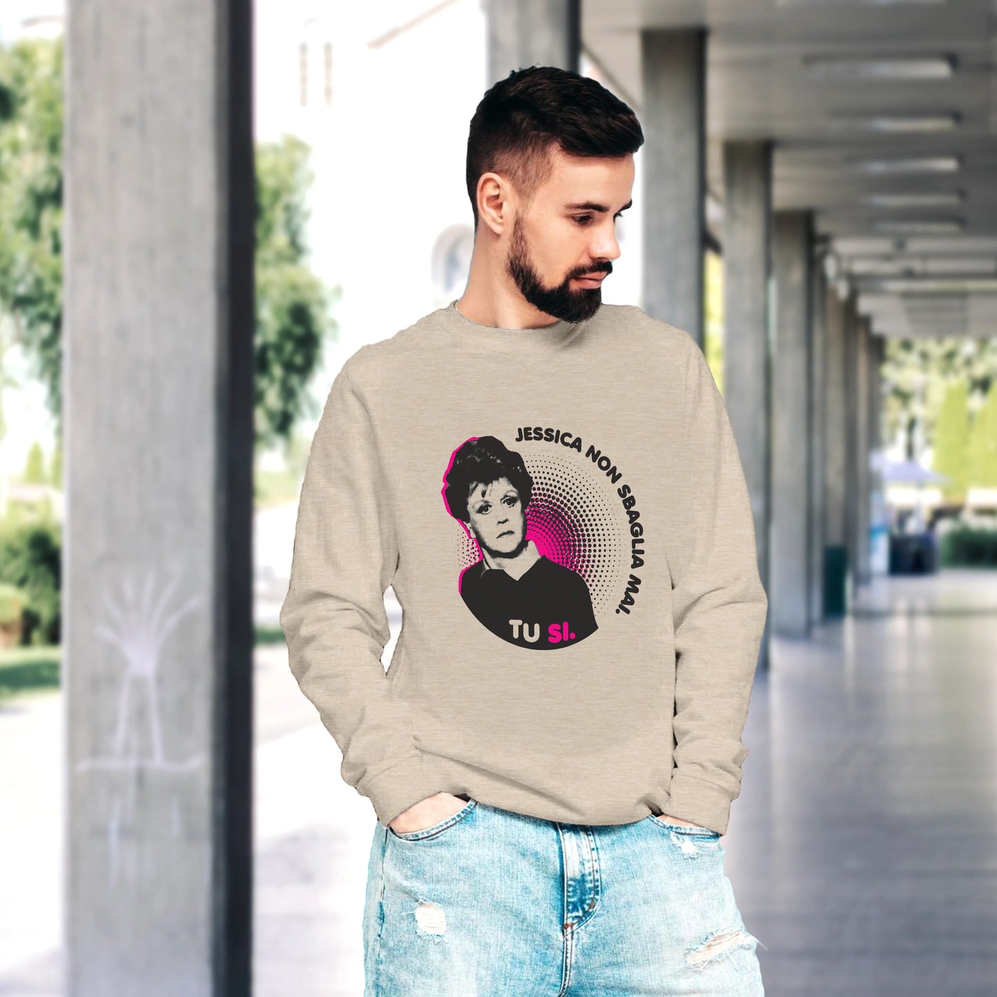 CUC GIROCOLLO Jessica non sbaglia mai - Unisex - Jessica Fletcher - PERSONAGGI FAMOSI - Divertente - Crime - #chooseurcolor