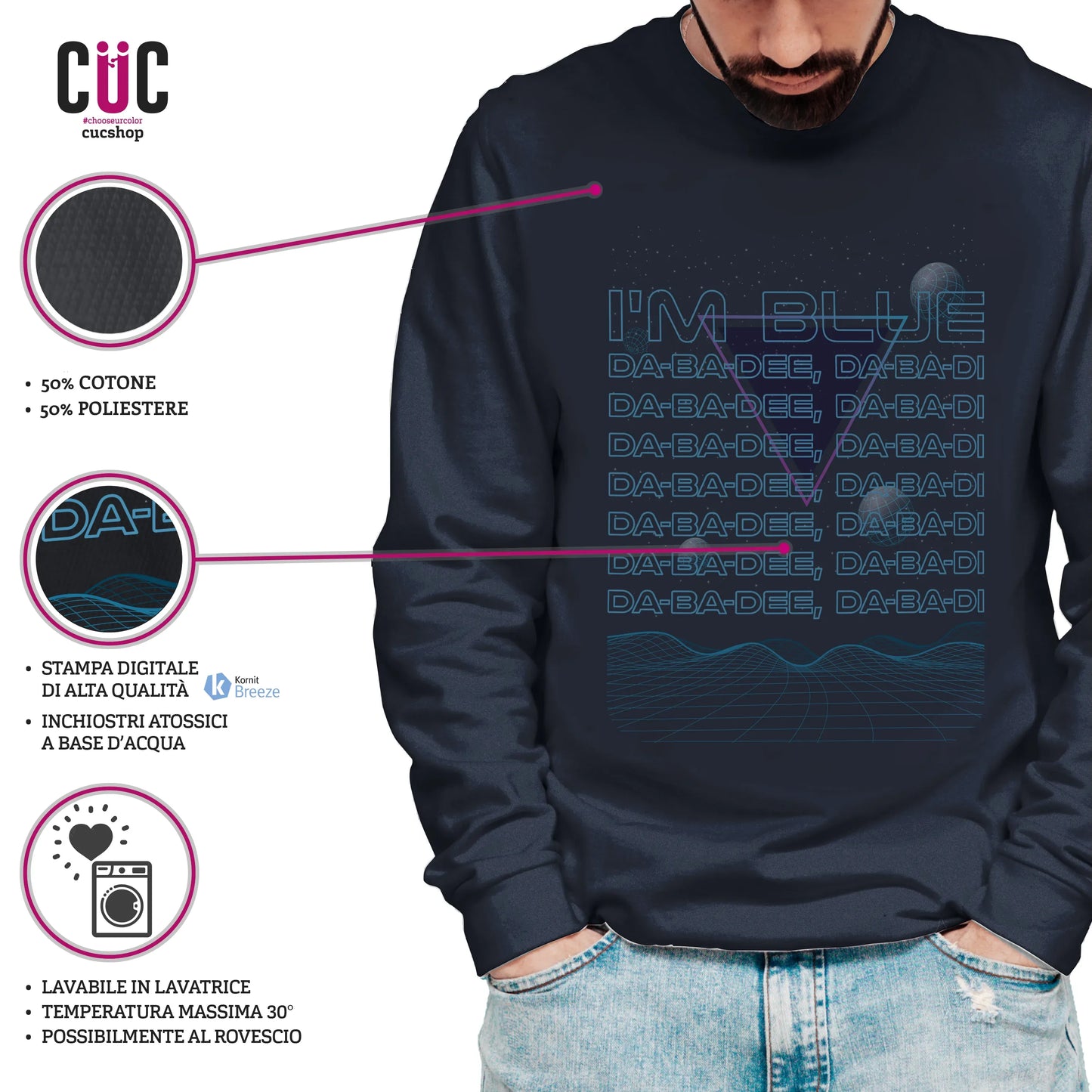 CUC GIROCOLLO I’m blue - Unisex - Dance - #chooseurcolor