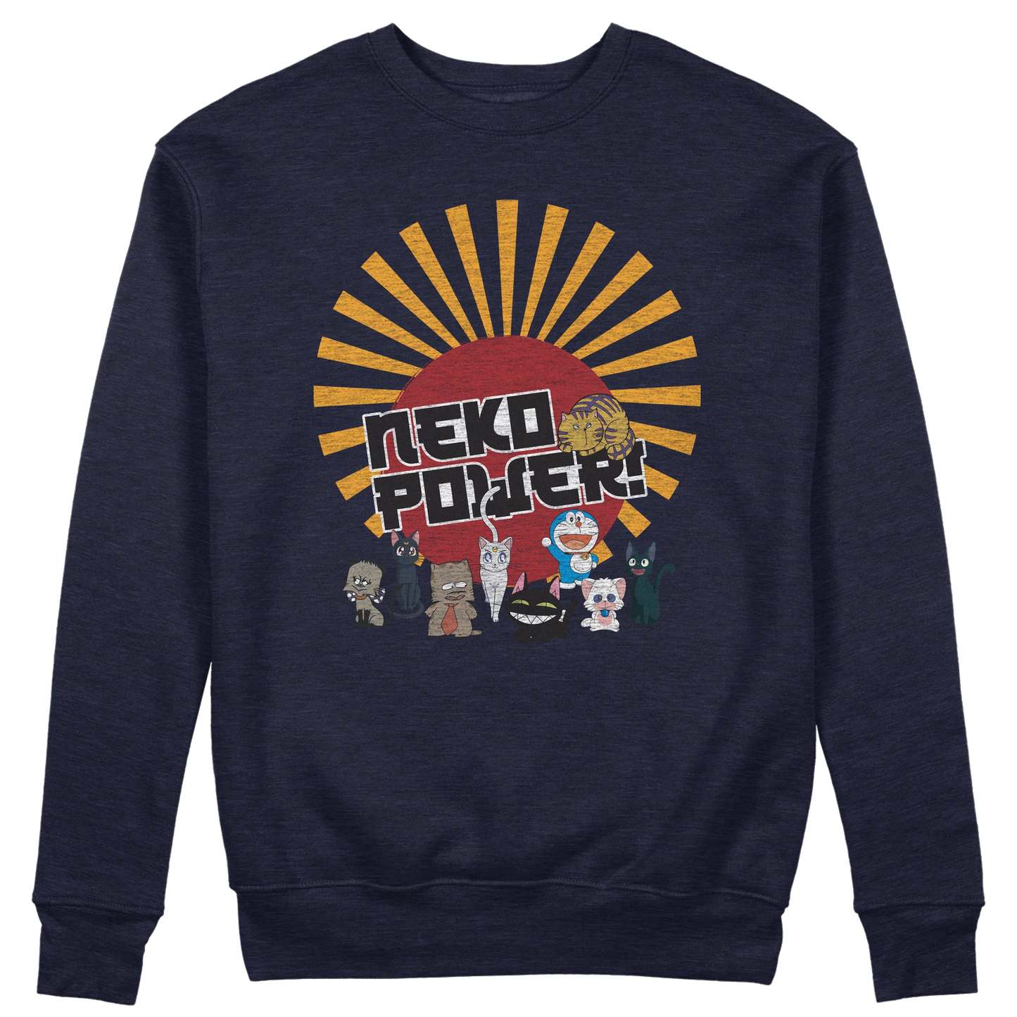 CUC GIROCOLLO Neko Power - Unisex - ANIME MANGA - Gatti Cartoni - #chooseurcolor