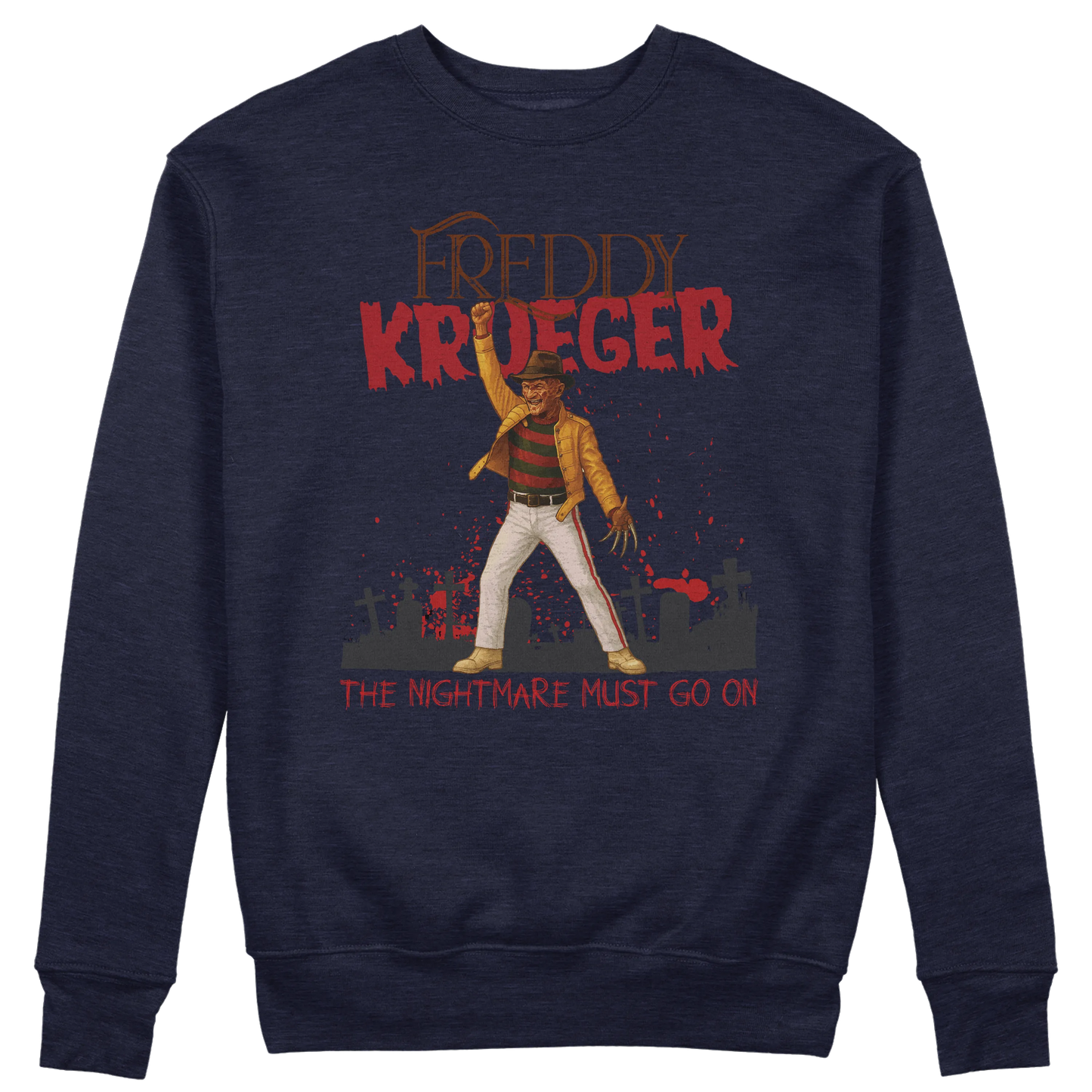 CUC GIROCOLLO Freddy Krueger Mercury - Unisex - FILM MUSICA - QUEEN - #chooseurcolor