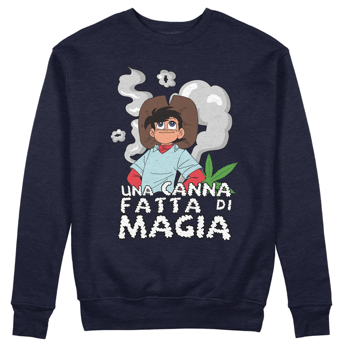 CUC GIROCOLLO Una canna fatta di magia - Unisex - ANIME MANGA - Divertente - #chooseurcolor