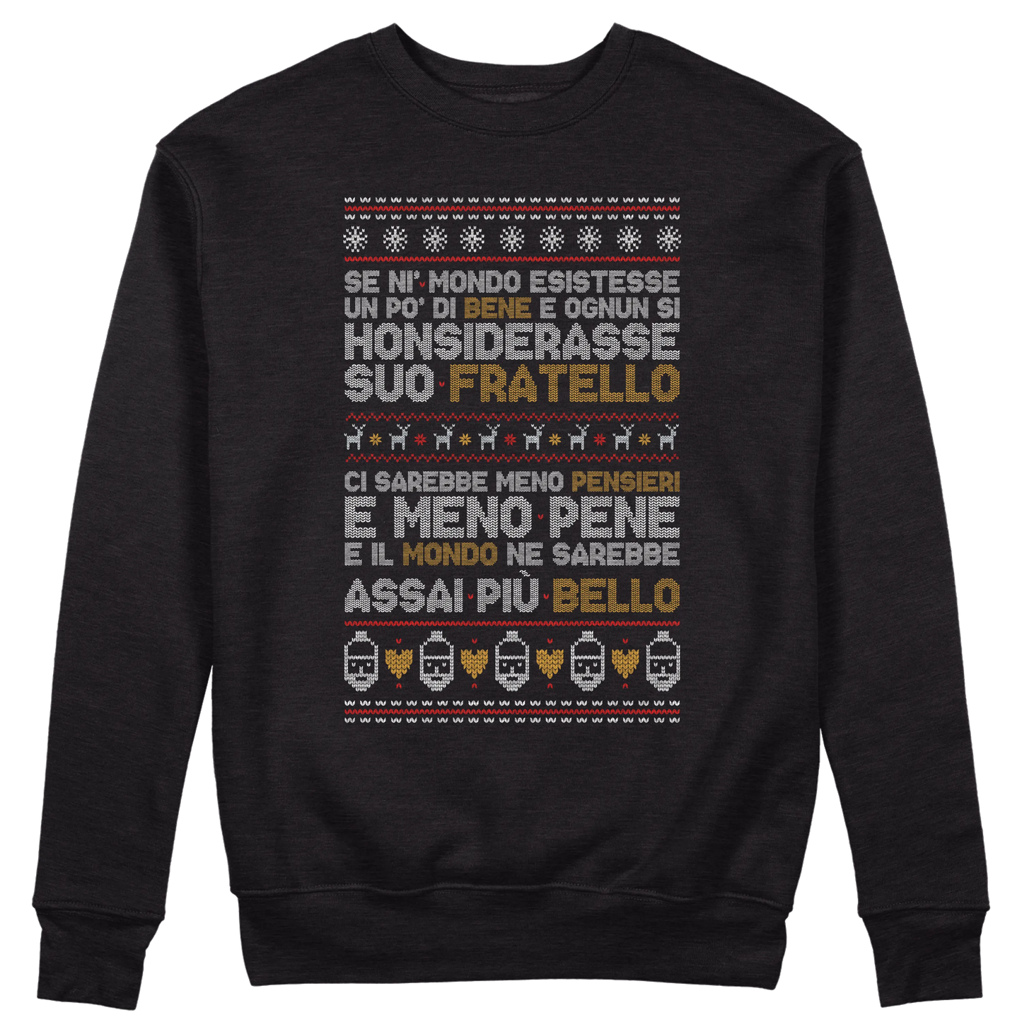 CUC GIROCOLLO Poesia Natalizia - Unisex - PERSONAGGI FAMOSI - Natale - Patchani - #chooseurcolor