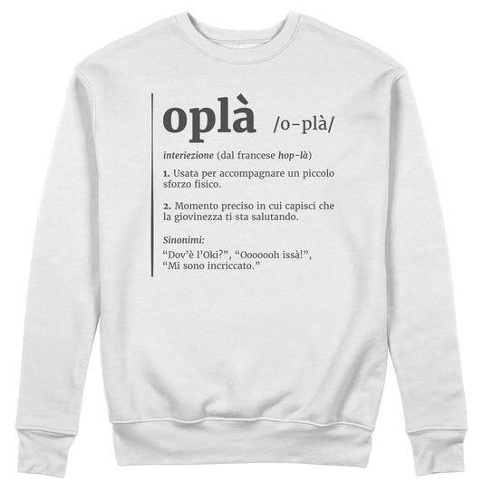 CUC GIROCOLLO Oplà! - Unisex - Definizione - Meme - Divertente - #chooseurcolor