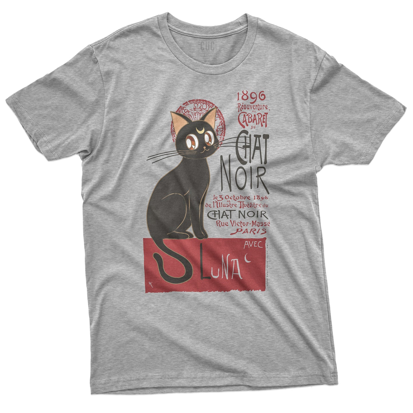 CUC T-Shirt LUNA - Noir - Sailor - Cartoon - #chooseurcolor