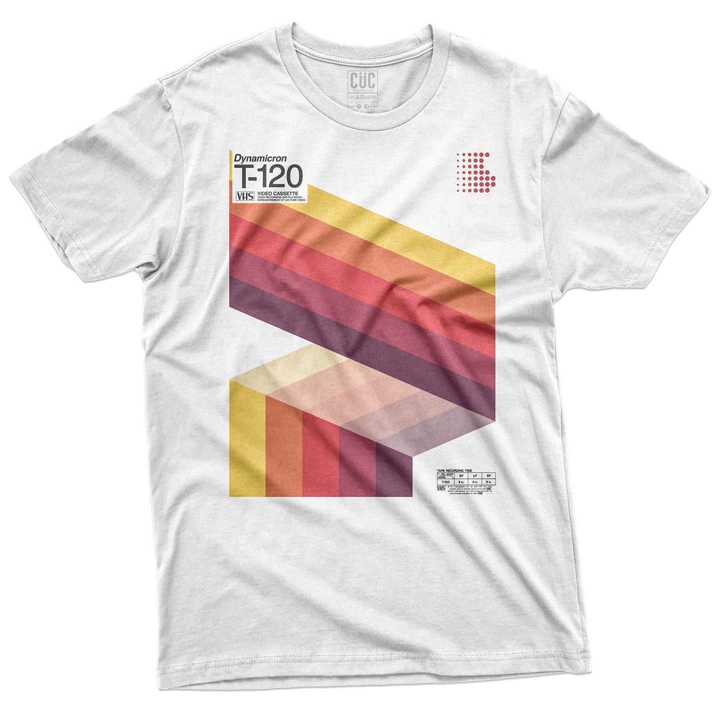 CUC T-Shirt VHS SHIRT - Retro Vintage - Videocassette - #chooseurcolor