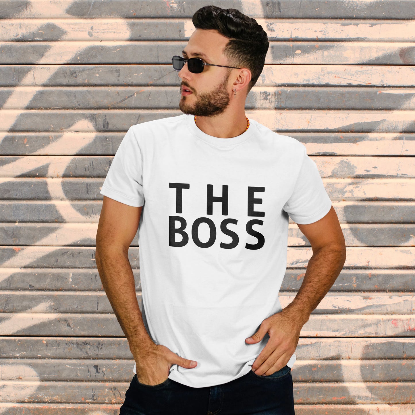 CUC T-SHIRT SAN VALENTINO THE BOSS - THE REAL BOSS - REGALO PER COPPIA - #chooseurcolor