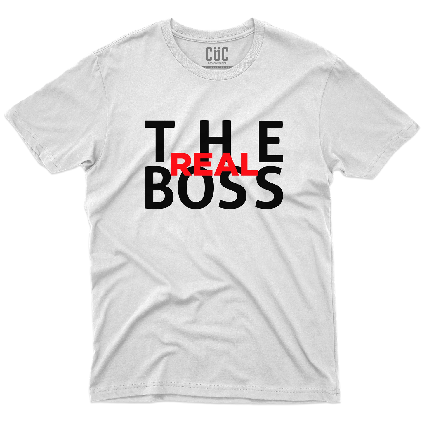 CUC T-SHIRT SAN VALENTINO THE BOSS - THE REAL BOSS - REGALO PER COPPIA - #chooseurcolor