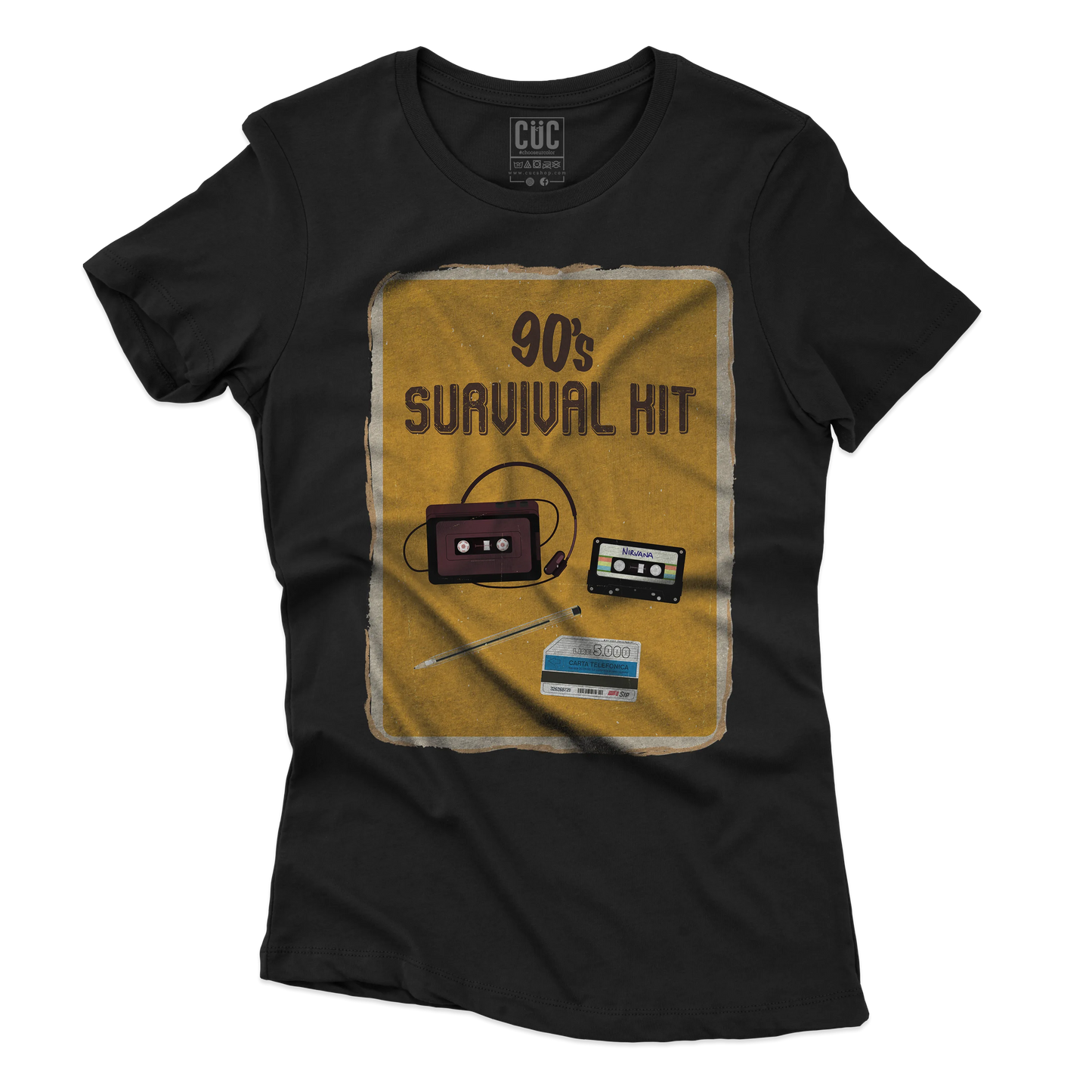 CUC T-SHIRT 90s SURVIVAL KIT - Retro - Vintage - Anni 90 - #chooseurcolor