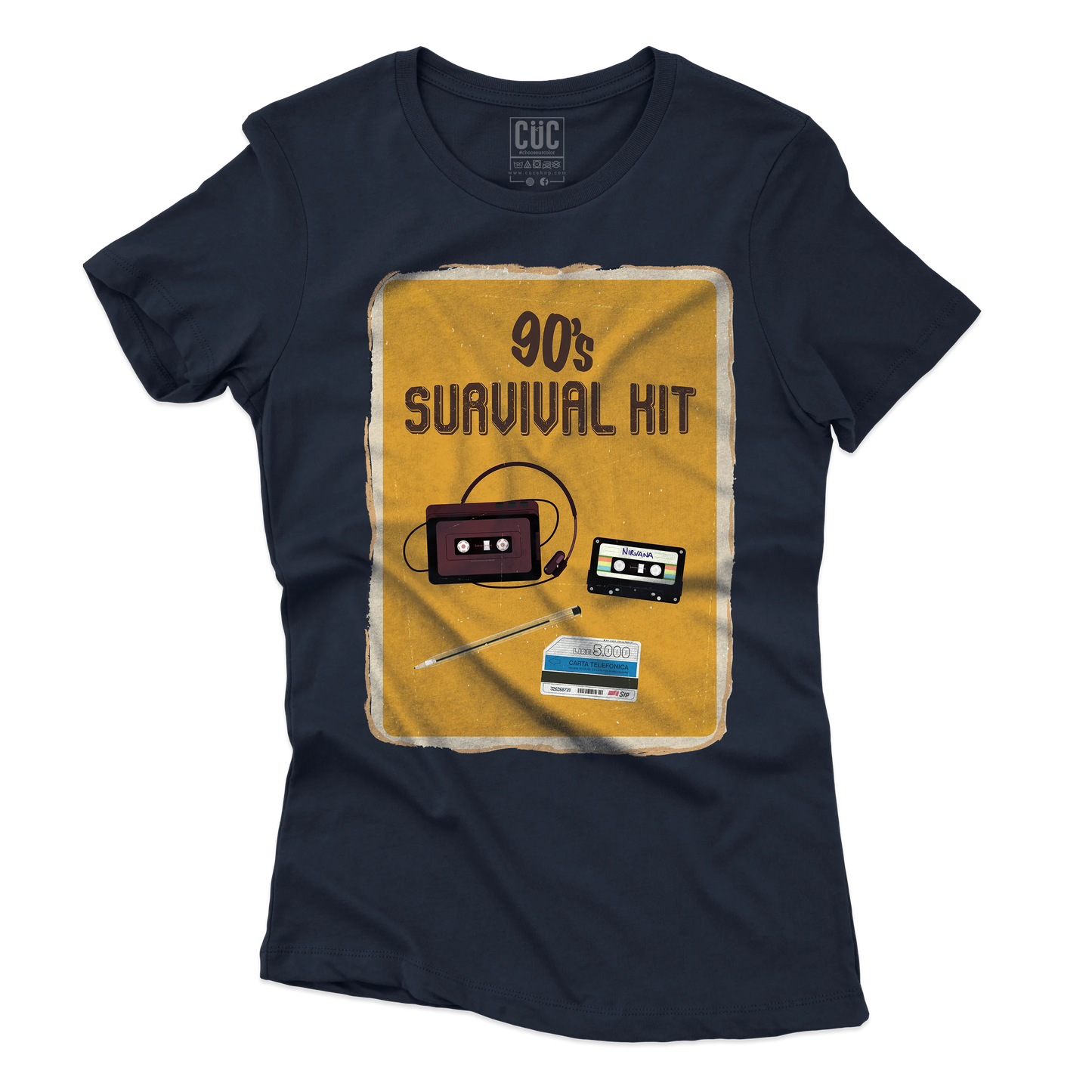 CUC T-SHIRT 90s SURVIVAL KIT - Retro - Vintage - Anni 90 - #chooseurcolor