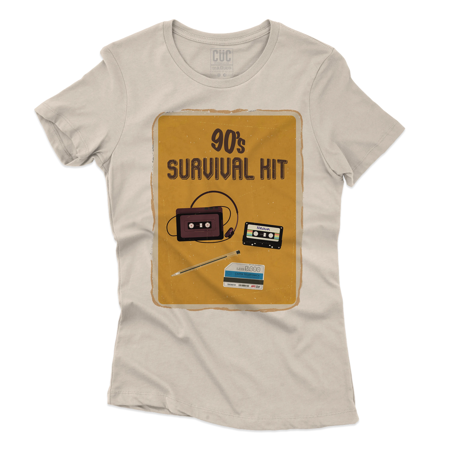 CUC T-SHIRT 90s SURVIVAL KIT - Retro - Vintage - Anni 90 - #chooseurcolor