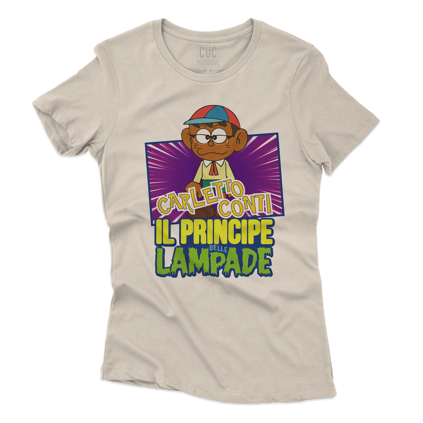CUC T-SHIRT CARLETTO CONTI - PERSONAGGI FAMOSI - Divertente - Anime - #chooseurcolor