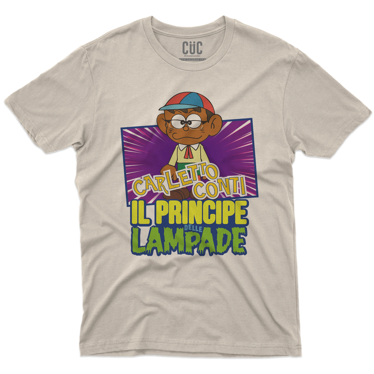 CUC T-SHIRT CARLETTO CONTI - PERSONAGGI FAMOSI - Divertente - Anime - #chooseurcolor