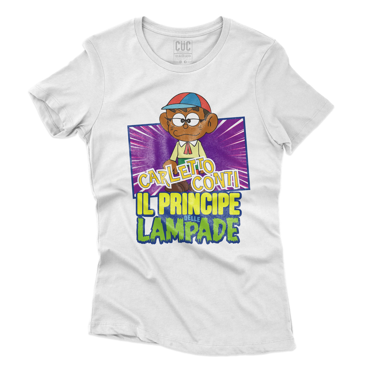 CUC T-SHIRT CARLETTO CONTI - PERSONAGGI FAMOSI - Divertente - Anime - #chooseurcolor