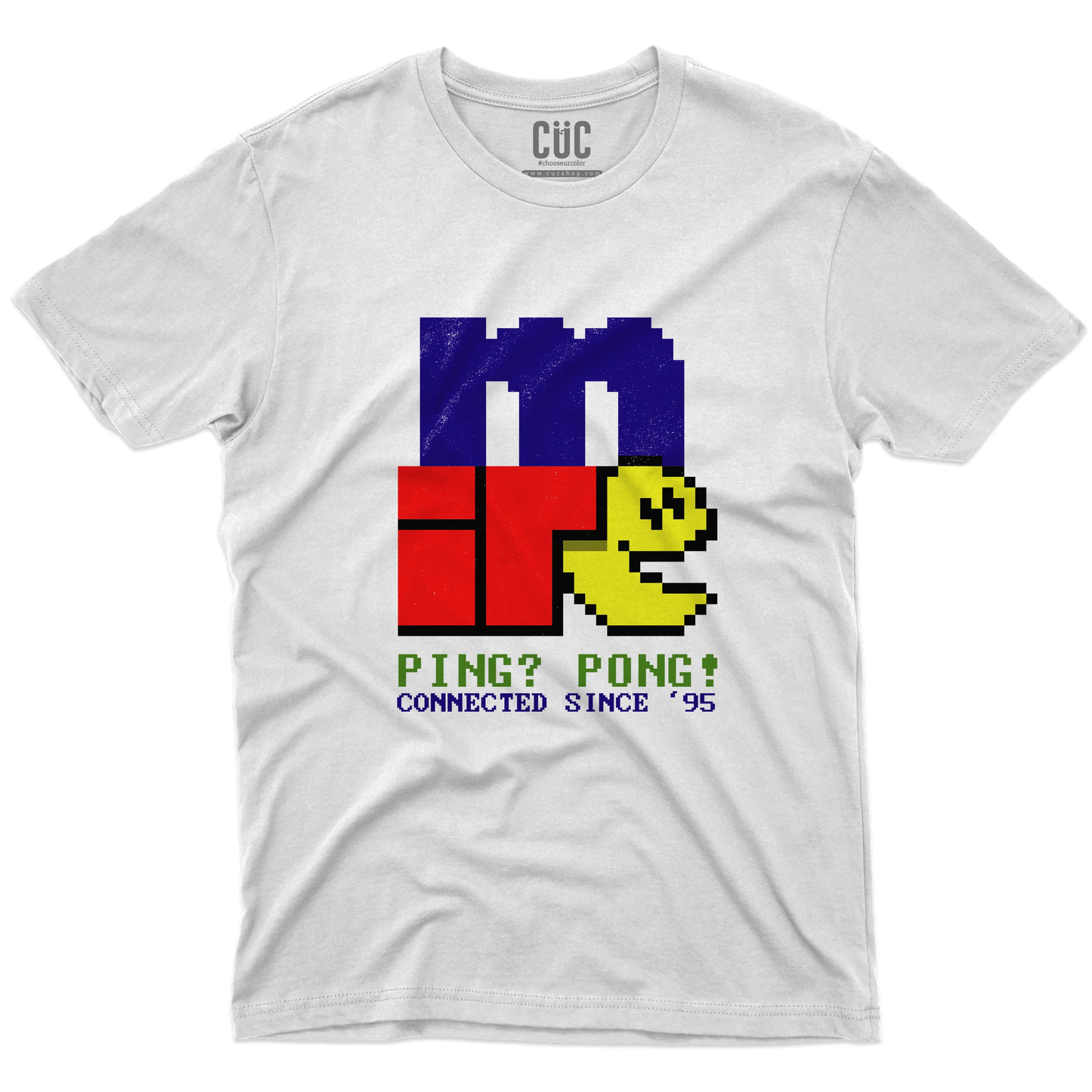 CUC T-SHIRT miRC - Connected since 95 - RETRO GAME - Nostalgia - Nerd - #chooseurcolor