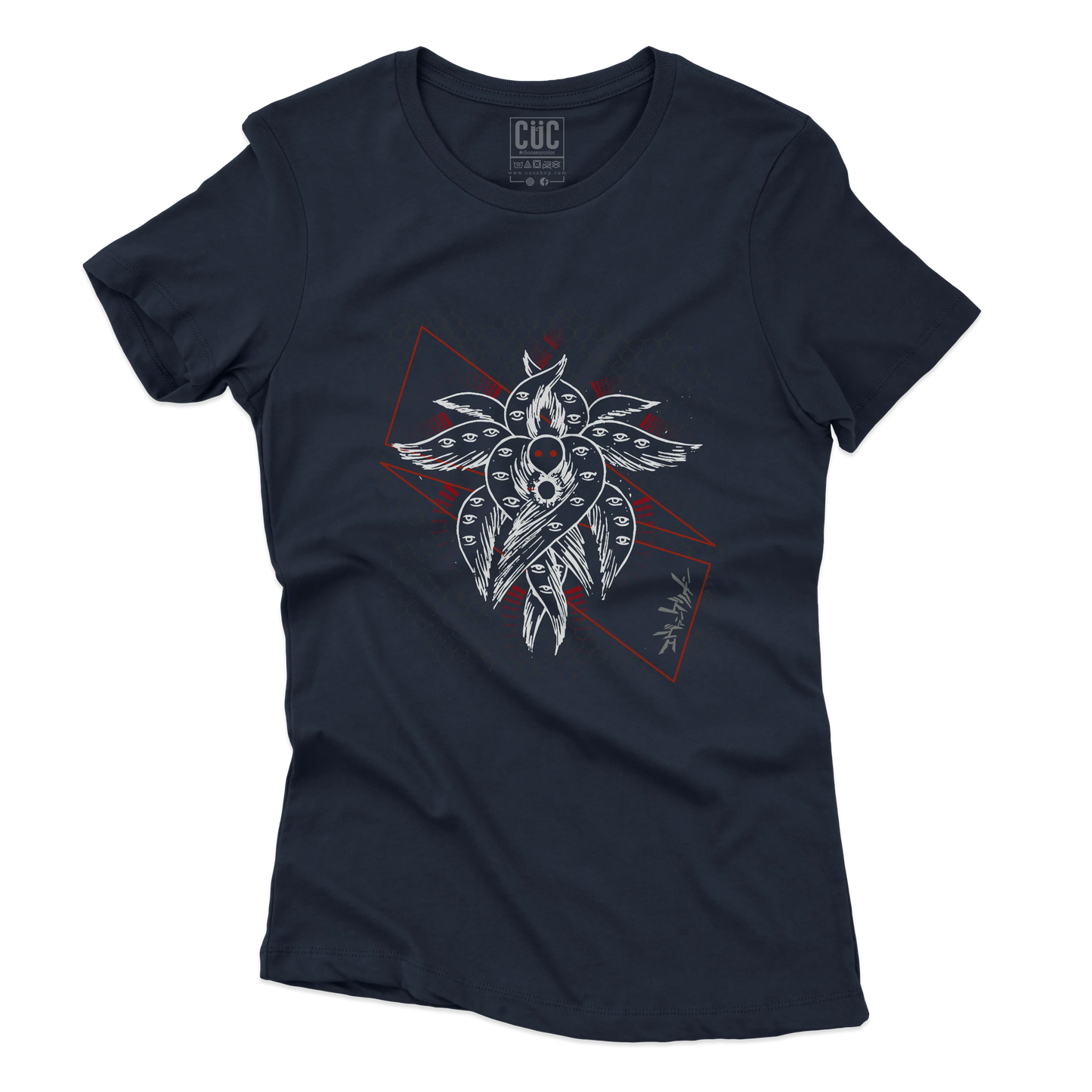 CUC T-SHIRT EVA SHITO SYMBOL - ANIME MANGA - NEON GEN - #chooseurcolor