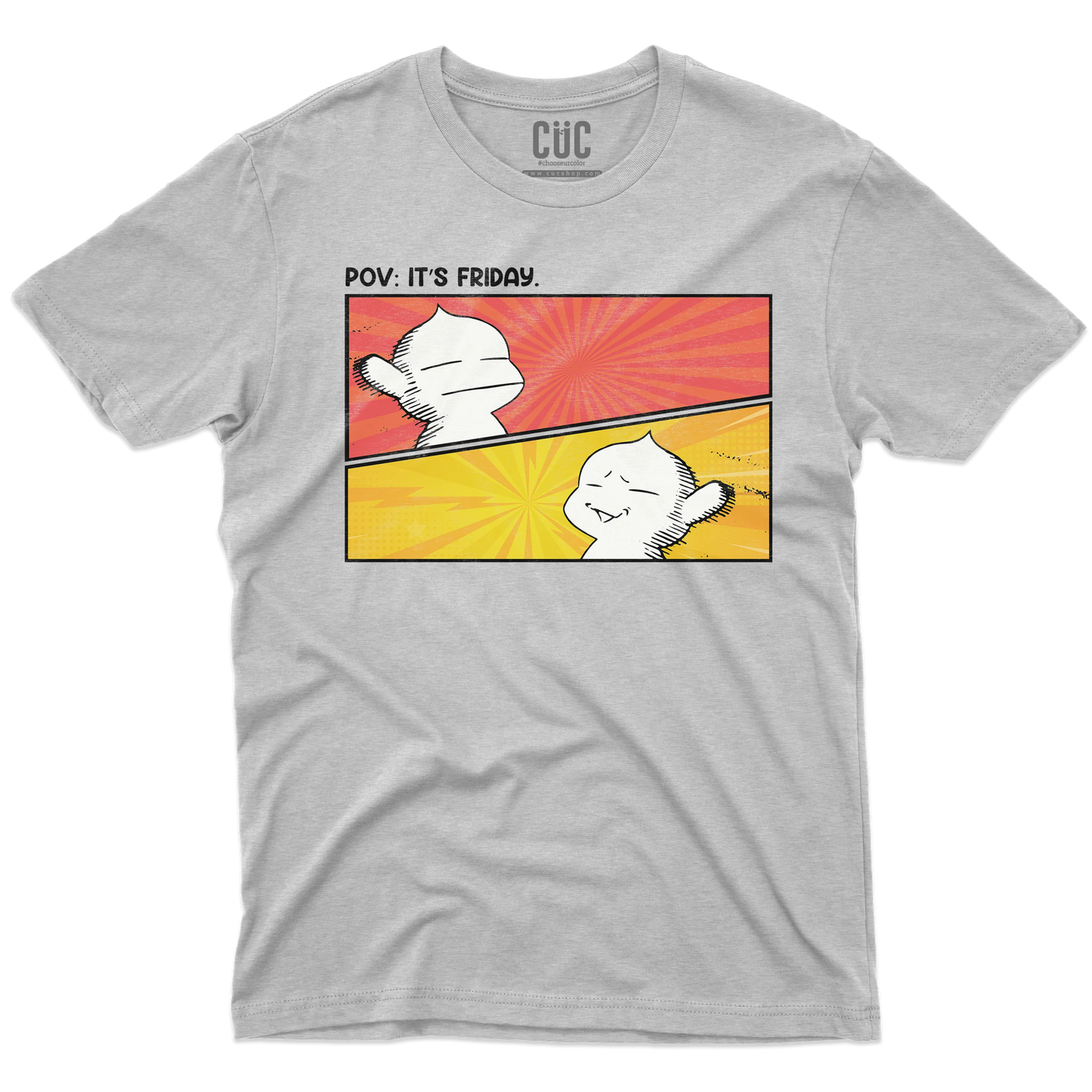 CUC T-SHIRT PUCK FRIDAY - ANIME MANGA - Berserk - Meme - Divertente - #chooseurcolor