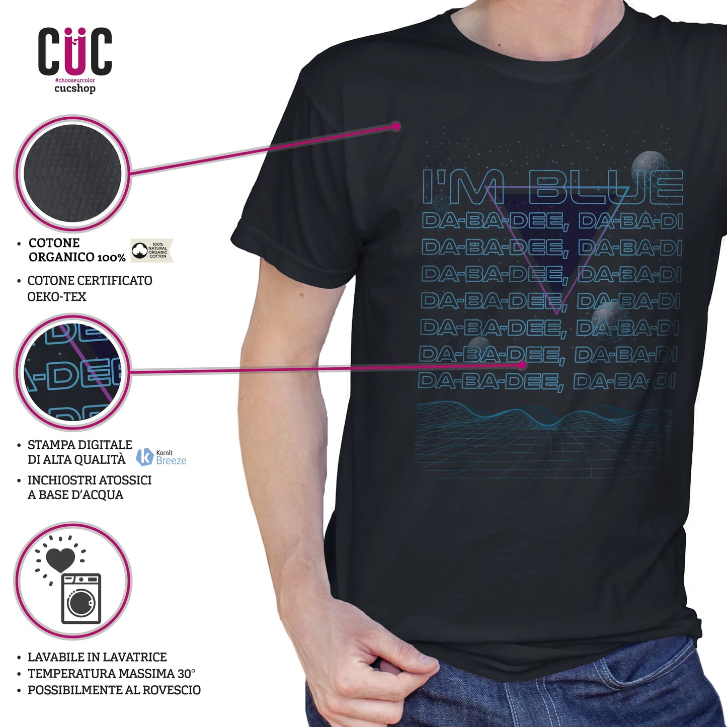 CUC T-SHIRT I’m blue - Dance - #chooseurcolor