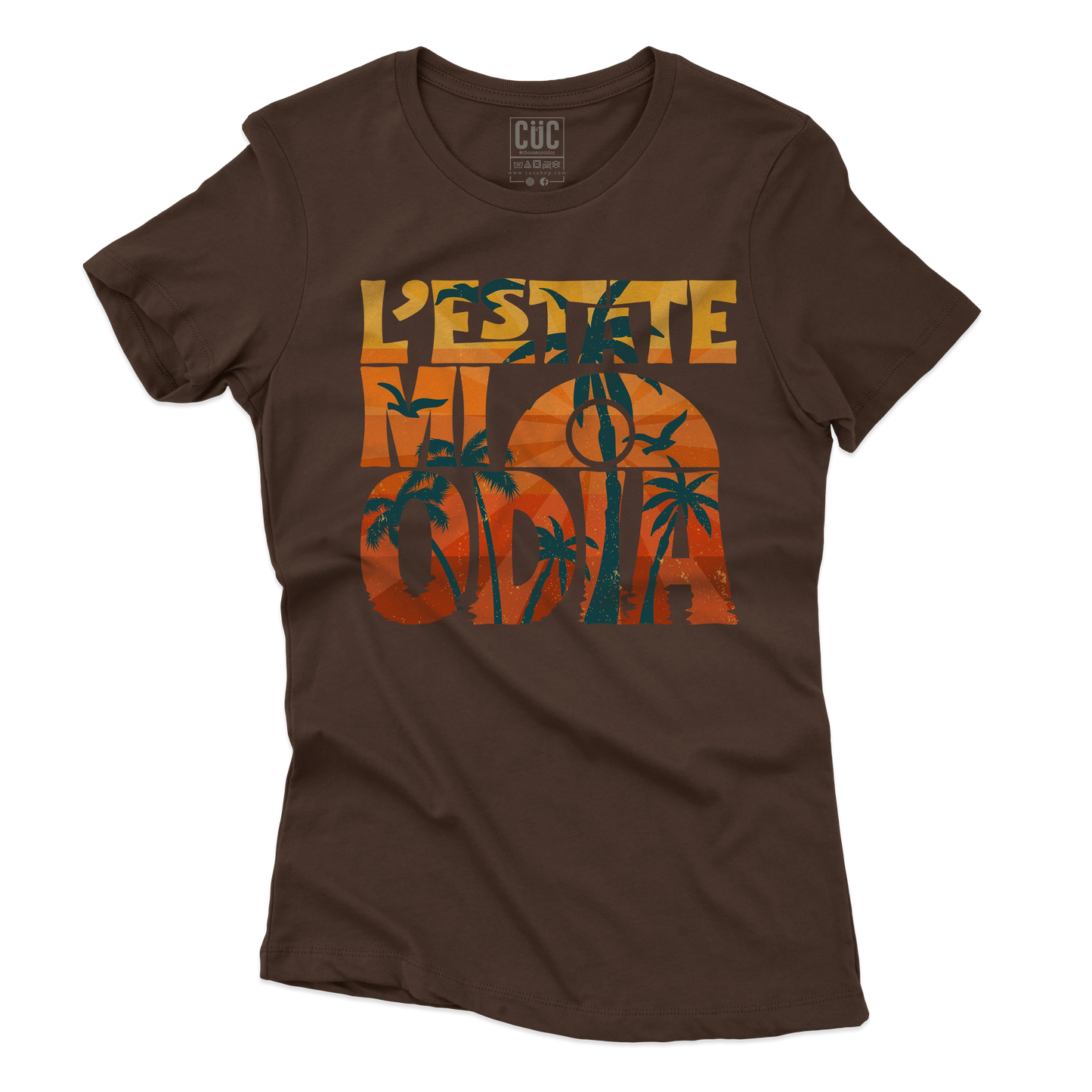 CUC T-SHIRT L’estate mi odia - divertente - #chooseurcolor