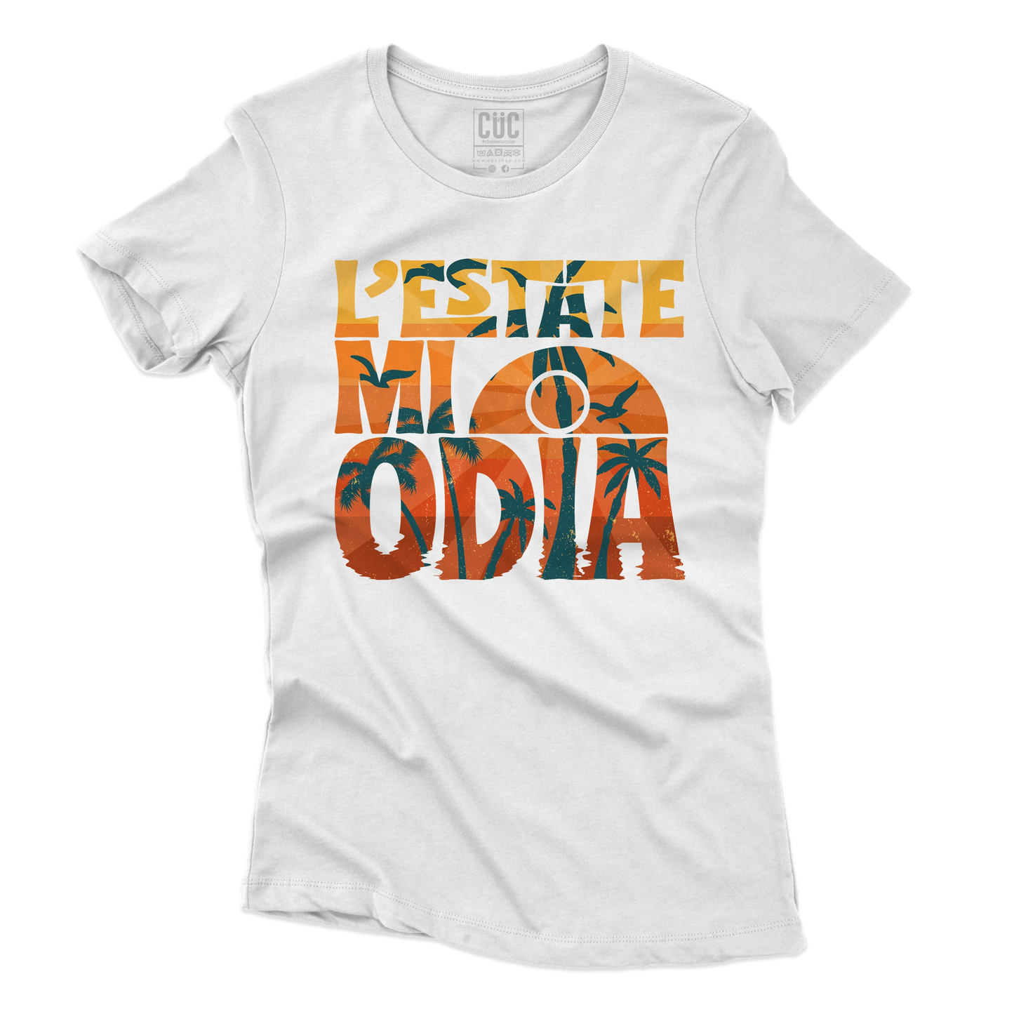 CUC T-SHIRT L’estate mi odia - divertente - #chooseurcolor