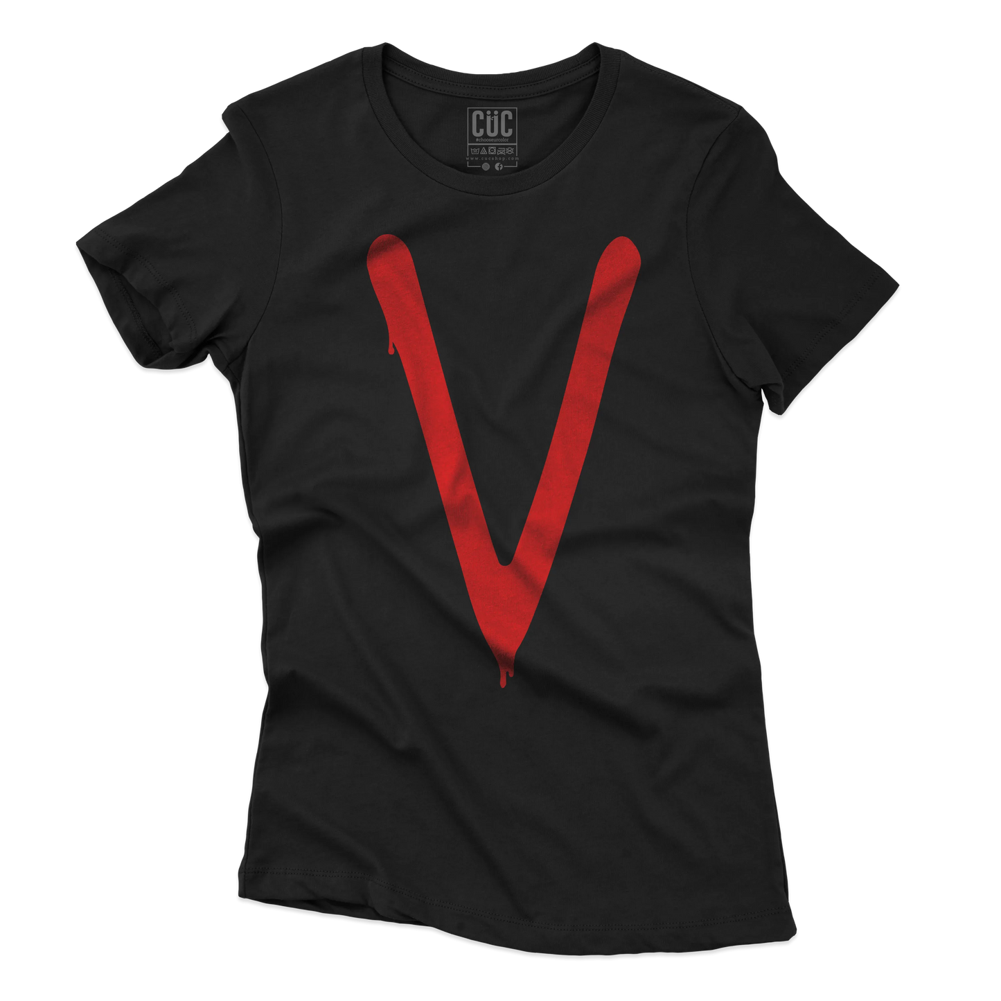 CUC T-SHIRT V - Visitors 1984 - SERIE TV - Cult - #chooseurcolor