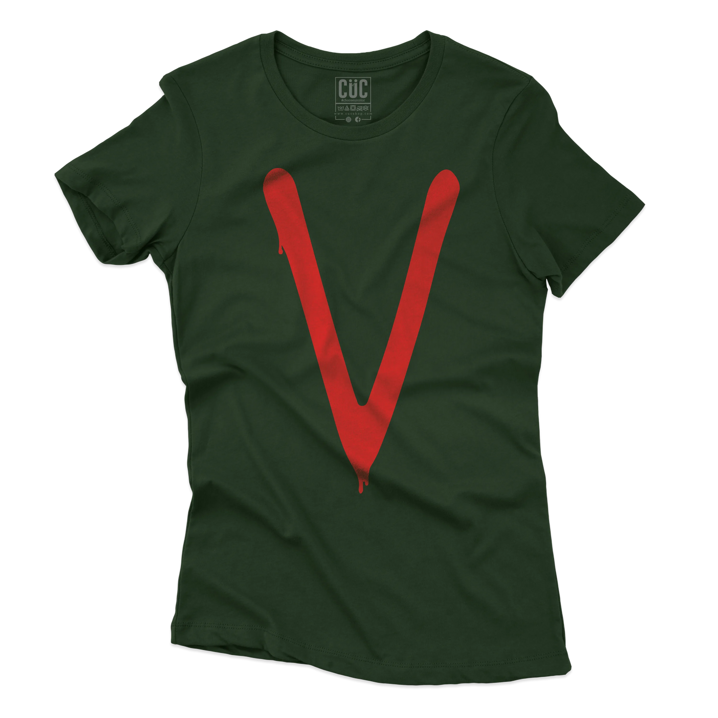 CUC T-SHIRT V - Visitors 1984 - SERIE TV - Cult - #chooseurcolor