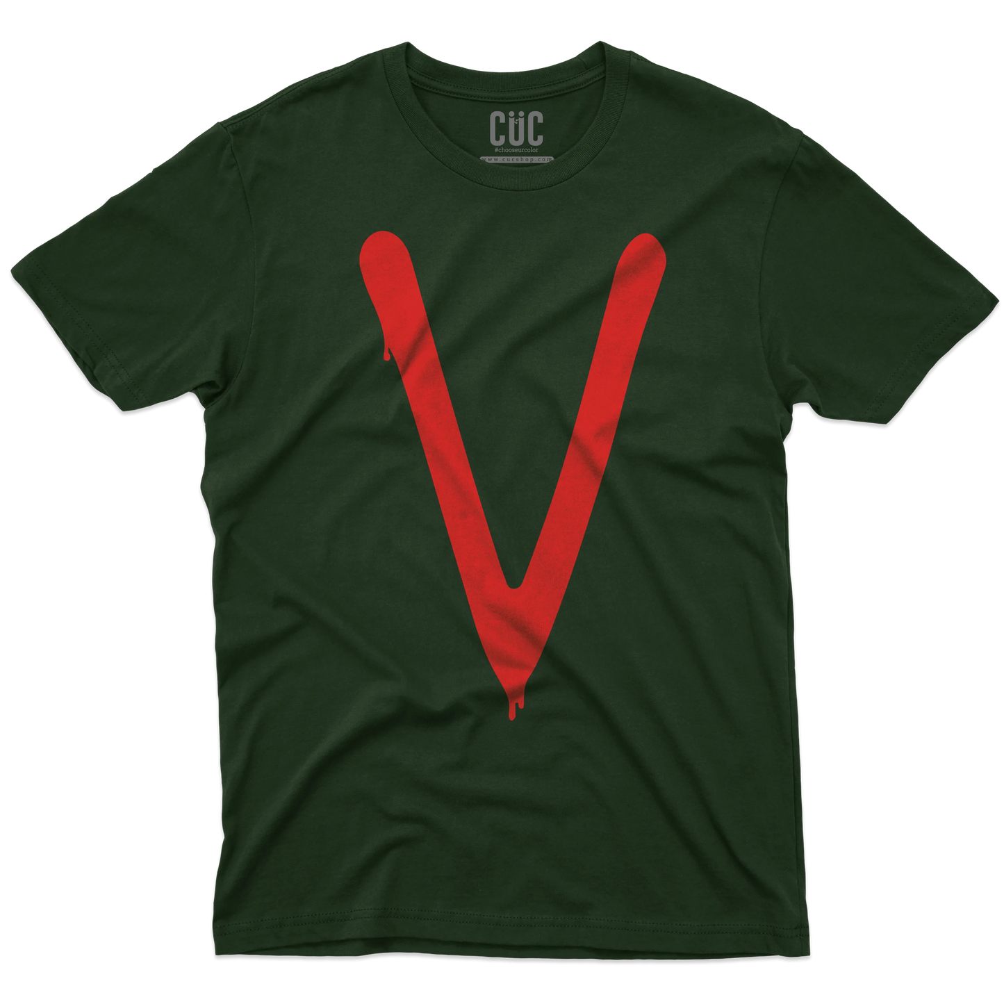 CUC T-SHIRT V - Visitors 1984 - SERIE TV - Cult - #chooseurcolor