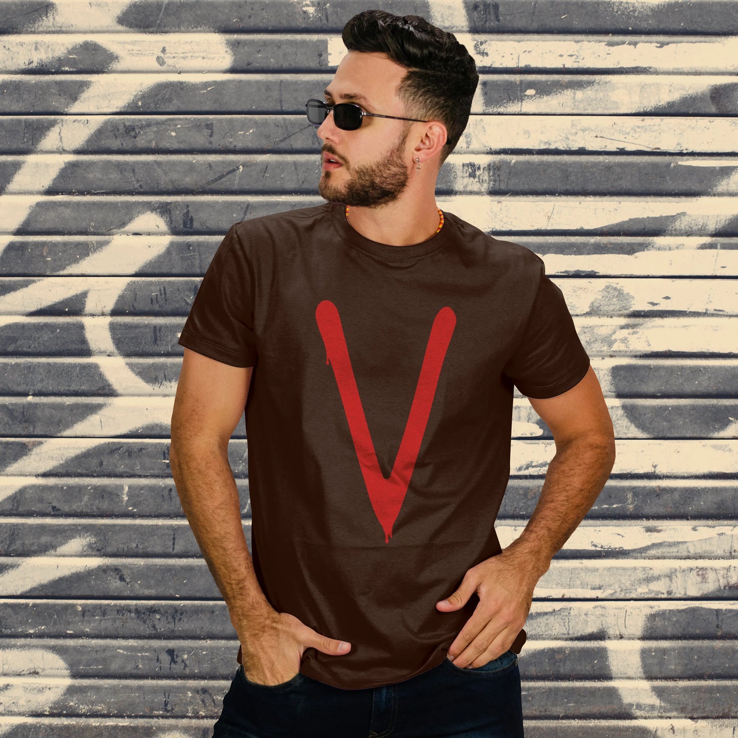CUC T-SHIRT V - Visitors 1984 - SERIE TV - Cult - #chooseurcolor