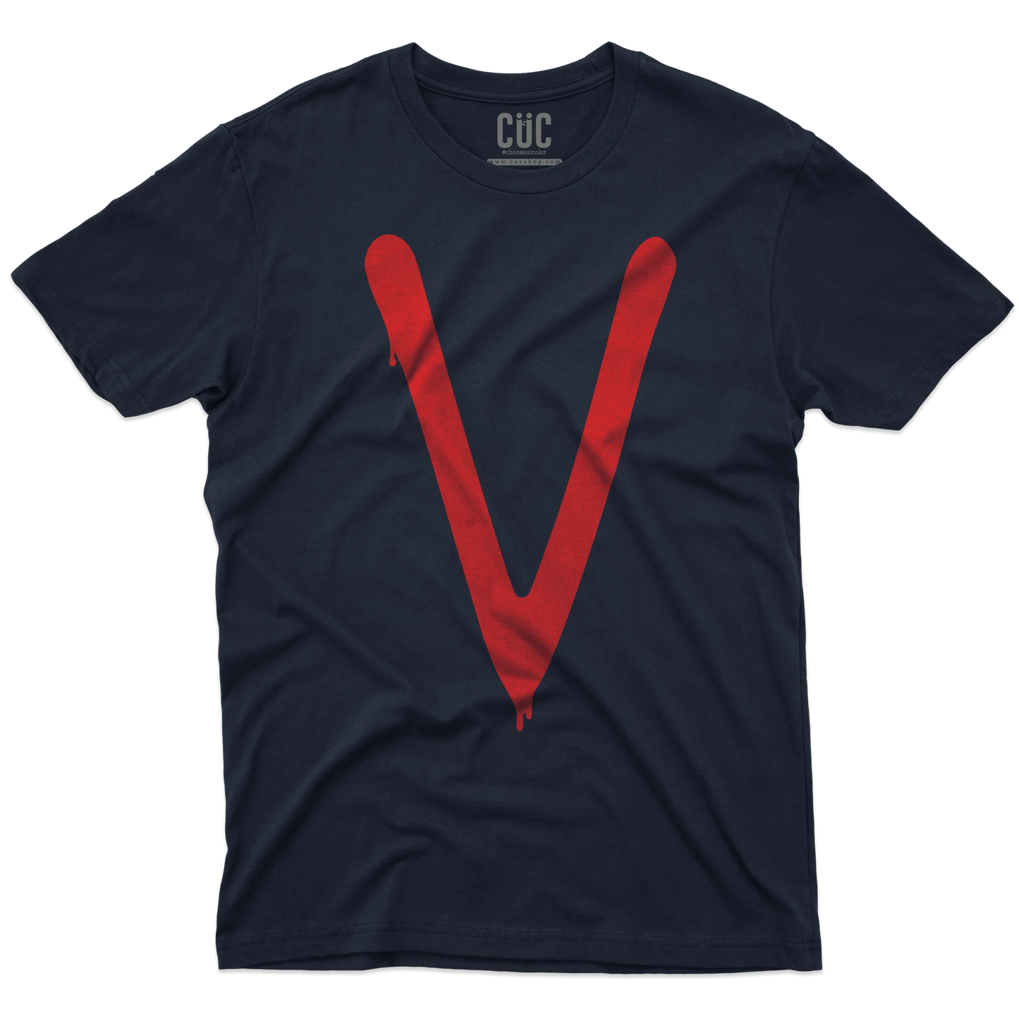 CUC T-SHIRT V - Visitors 1984 - SERIE TV - Cult - #chooseurcolor
