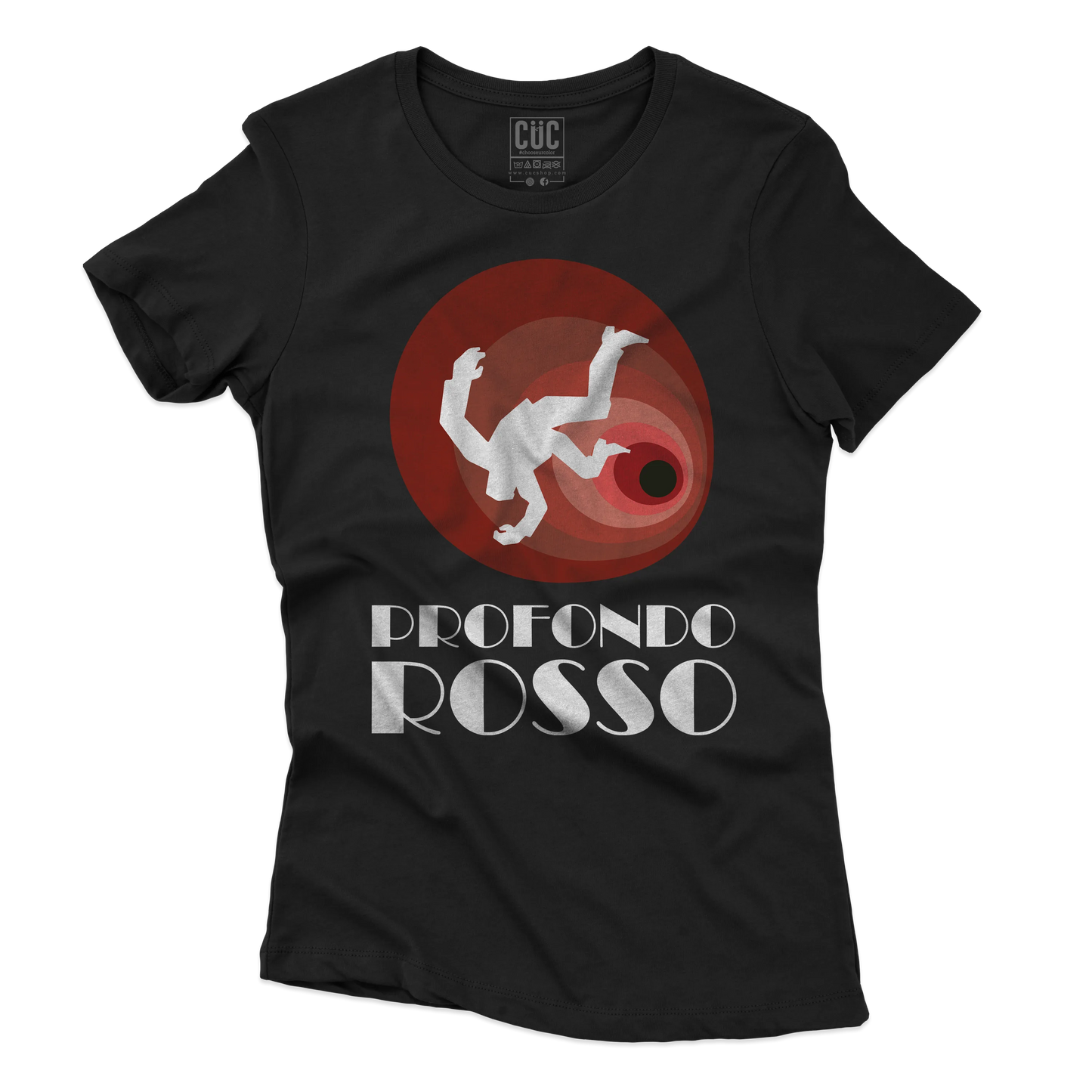 CUC T-SHIRT Profondo Rosso - FILM - Cult - Cinema Italiano - #chooseurcolor