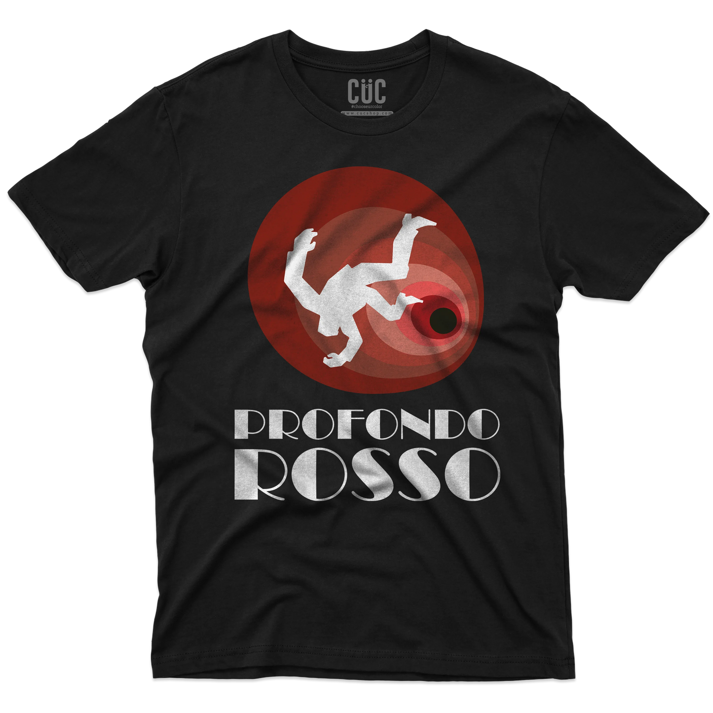CUC T-SHIRT Profondo Rosso - FILM - Cult - Cinema Italiano - #chooseurcolor