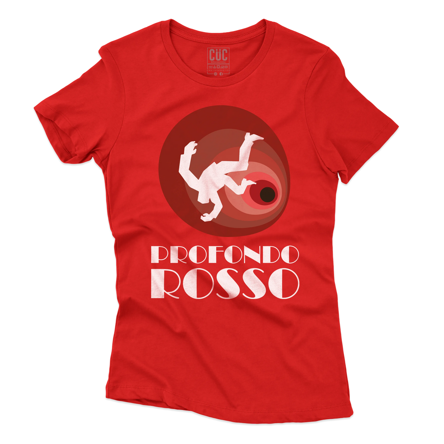 CUC T-SHIRT Profondo Rosso - FILM - Cult - Cinema Italiano - #chooseurcolor