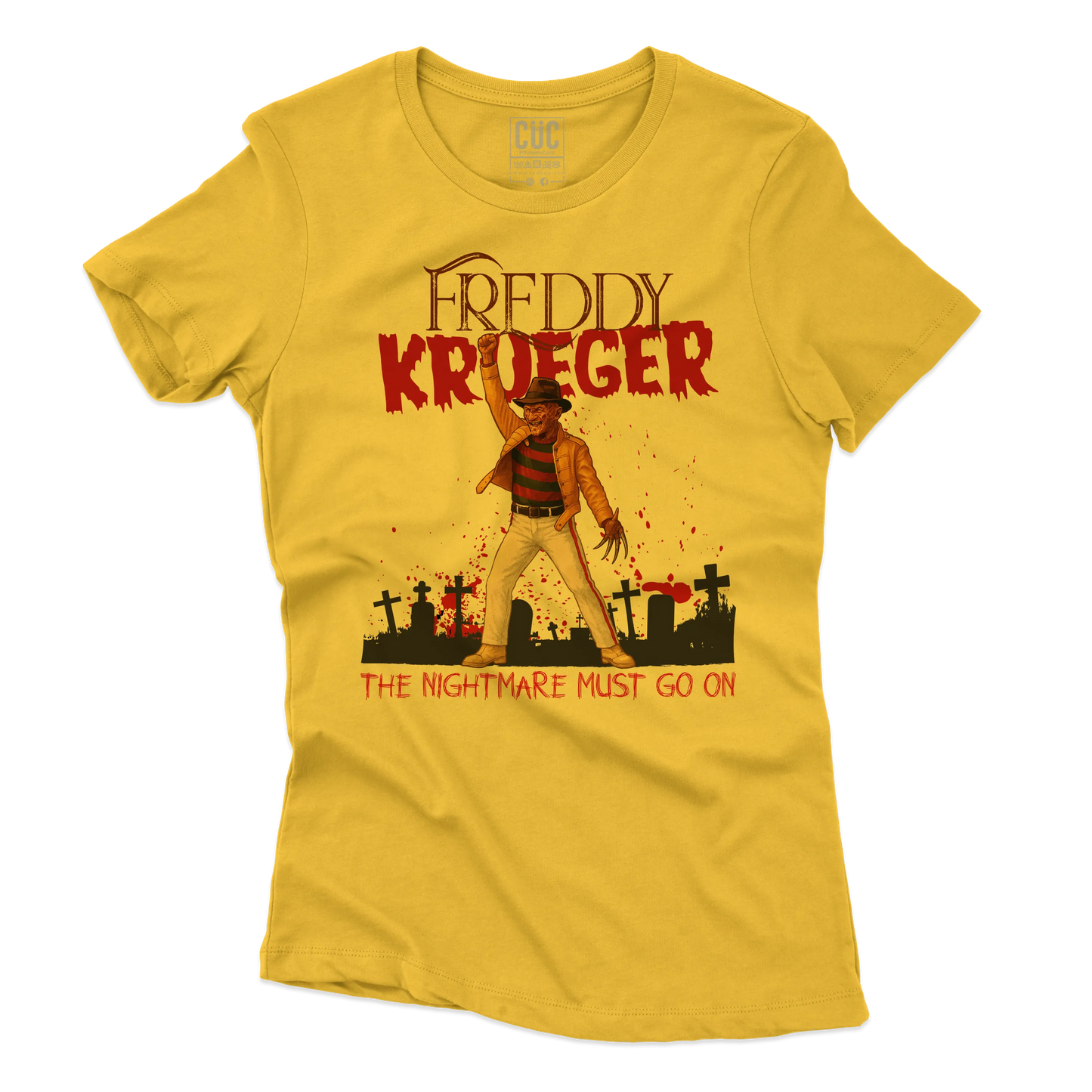 CUC T-SHIRT Freddy Krueger Mercury - FILM MUSICA - QUEEN - #chooseurcolor