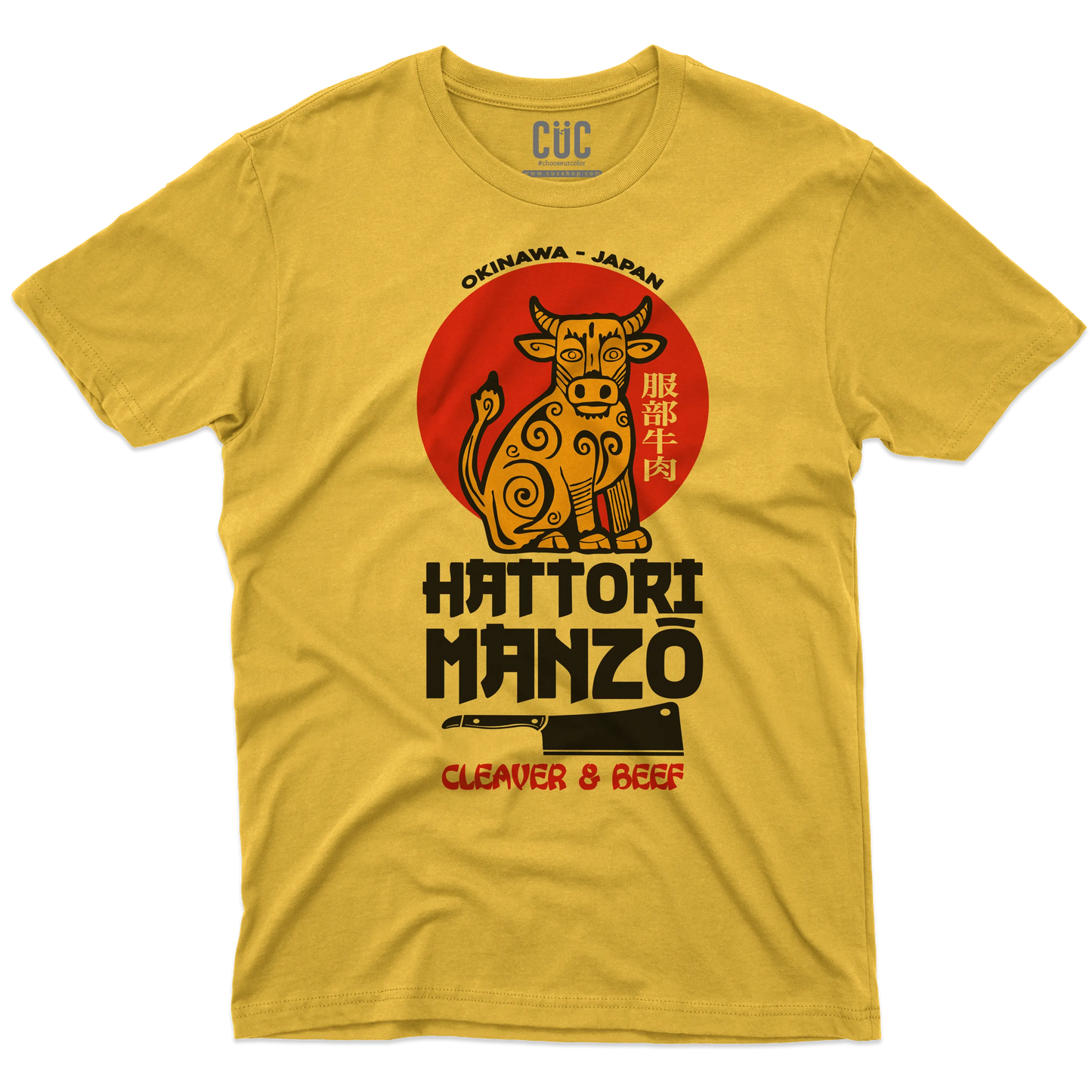CUC T-SHIRT HATTORI MANZO - FILM - Divertente - Kill Bill Parodia - #chooseurcolor