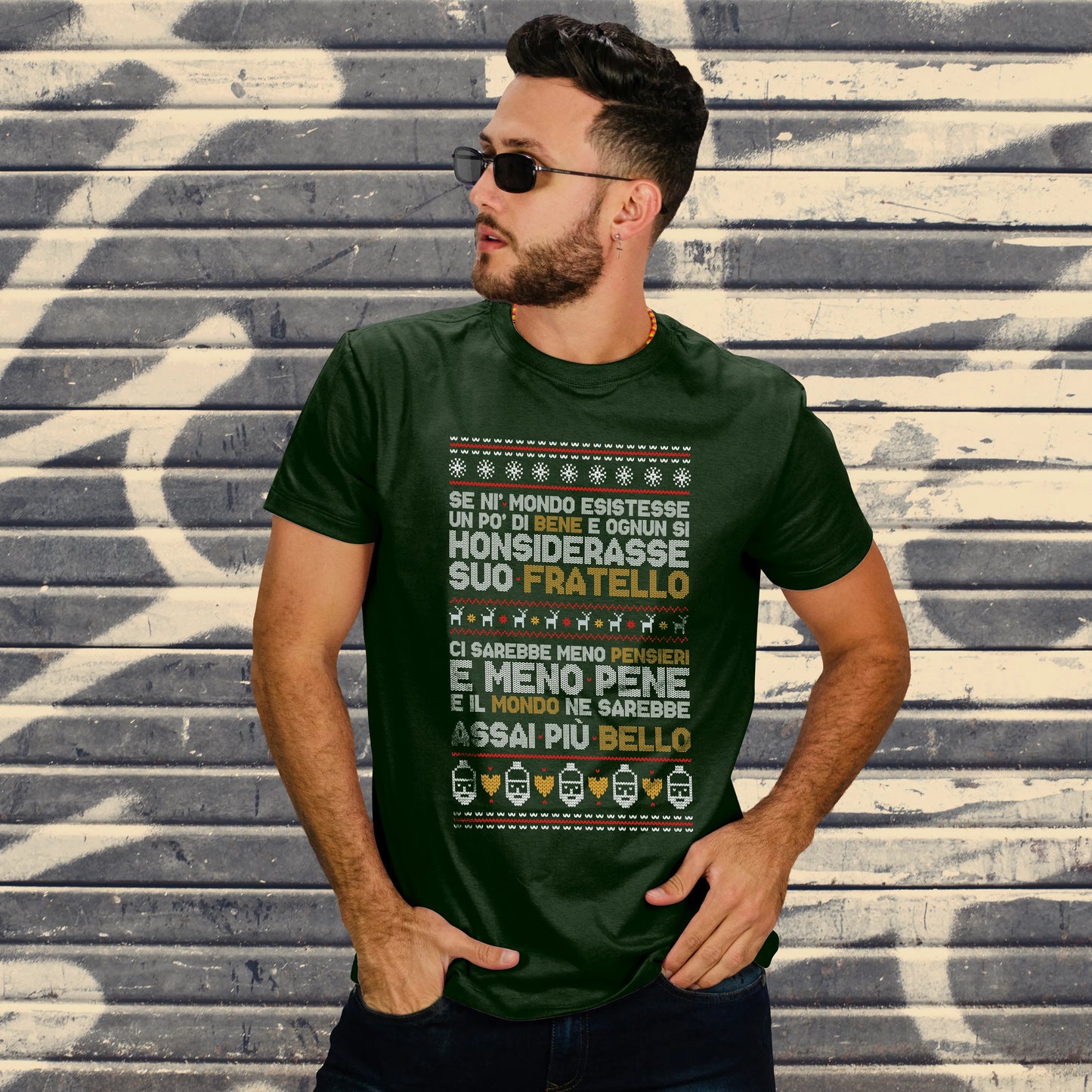 CUC T-SHIRT Poesia Natalizia - PERSONAGGI FAMOSI - Natale - Patchani - #chooseurcolor