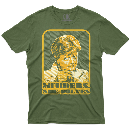 CUC T-SHIRT Murders She Solves - SERIE TV - PERSONAGGI FAMOSI - Jessica Fletcher - La signora in giallo - Cult - #chooseurcolor