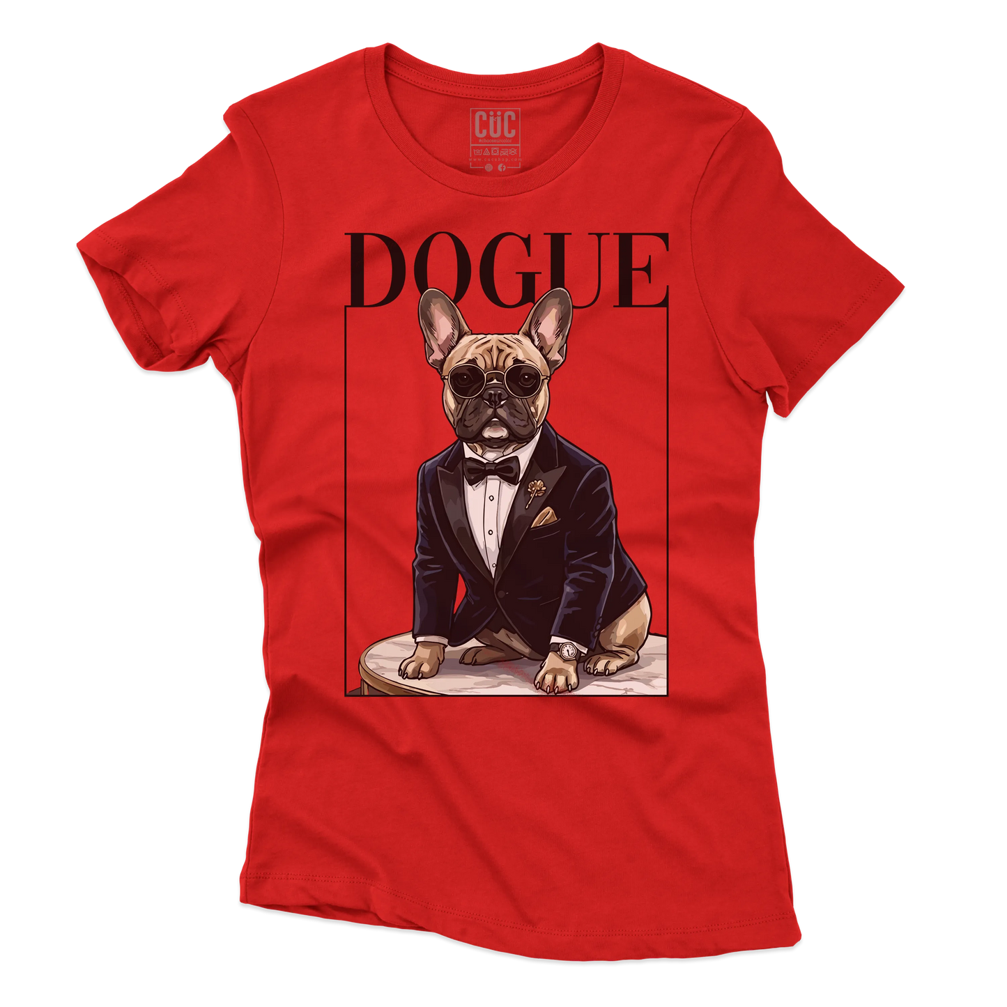 CUC T-SHIRT DOGUE - PERSONAGGI FAMOSI - DIVERTENTE - Dogs Lovers - #chooseurcolor