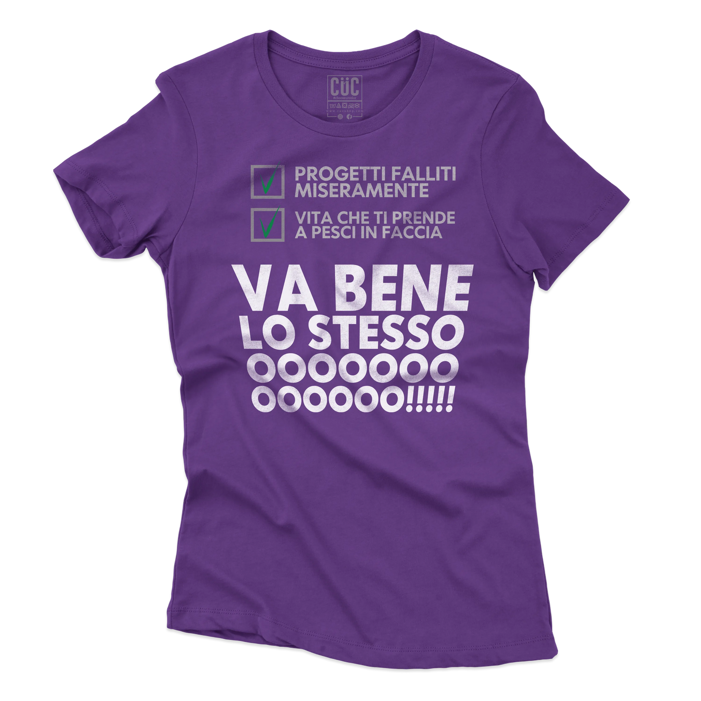 CUC T-SHIRT VA BENE LO STESSO - PERSONAGGI FAMOSI - Meme - Motivation - #chooseurcolor