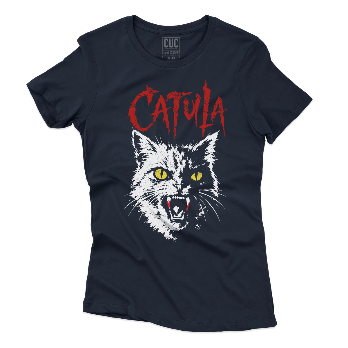 CUC T-SHIRT CATULA - PERSONAGGI FAMOSI - FILM - Dracula - Divertente - Halloween - Horror - Cats Lovers - #chooseurcolor