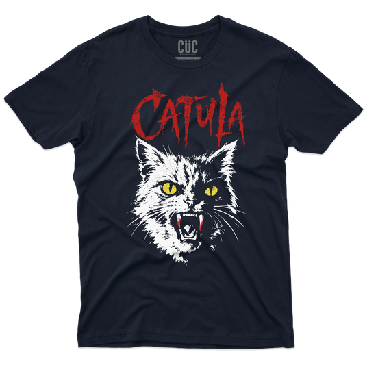 CUC T-SHIRT CATULA - PERSONAGGI FAMOSI - FILM - Dracula - Divertente - Halloween - Horror - Cats Lovers - #chooseurcolor