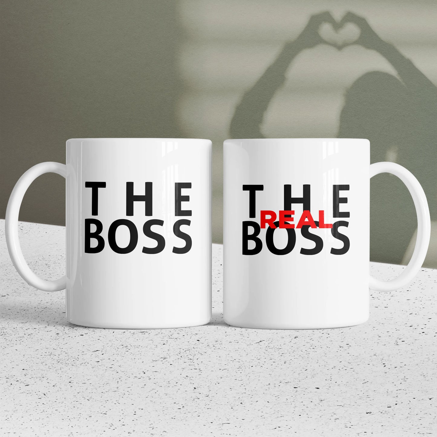 CUC TAZZA SAN VALENTINO THE BOSS - THE REAL BOSS - REGALO PER COPPIA - #chooseurcolor