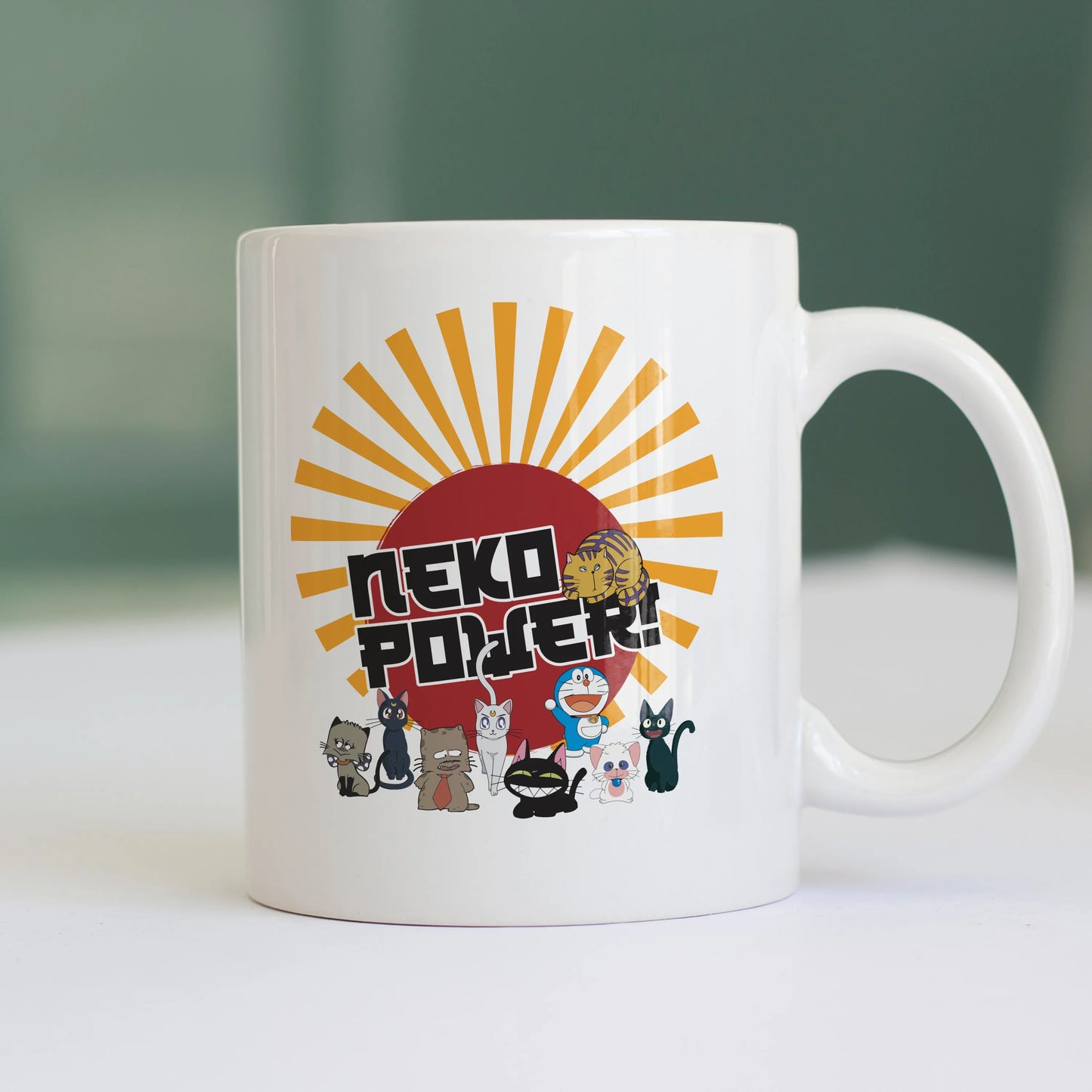 CUC TAZZA Neko Power - ANIME MANGA - Gatti Cartoni - #chooseurcolor
