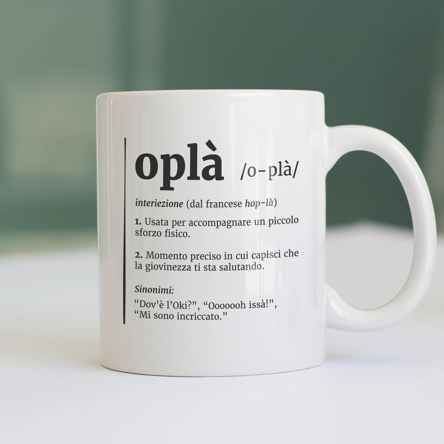 CUC TAZZA IN CERAMICA Oplà! - Definizione - Meme - Divertente - #chooseurcolor