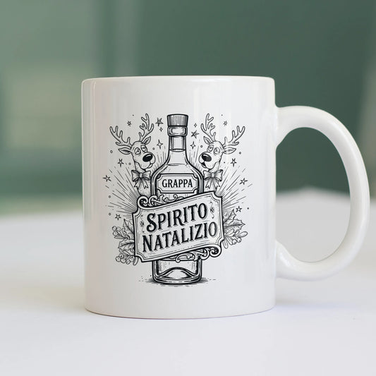 CUC TAZZA Spirito Natalizio Grappa - NATALE - Divertente - #chooseurcolor