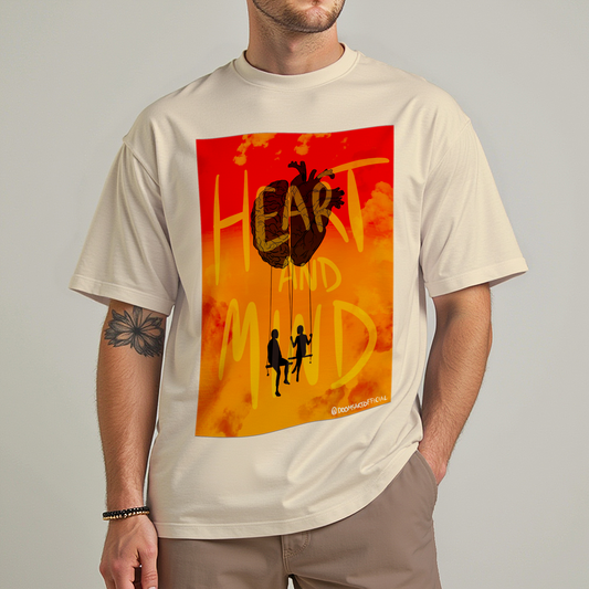 T-SHIRT HEART Sabbia #chooseurcolor