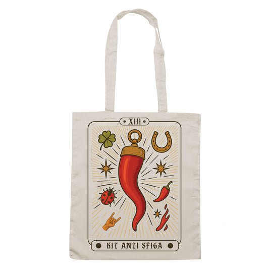 SHOPPER KIT ANTI SFIGA fortuna sfortuna Tarocchi Sabbia #chooseurcolor
