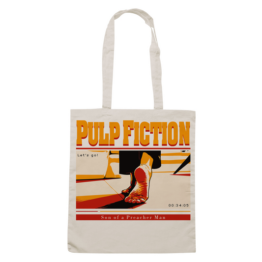 SHOPPER MIA FEET pulp fiction tarantino Sabbia #chooseurcolor