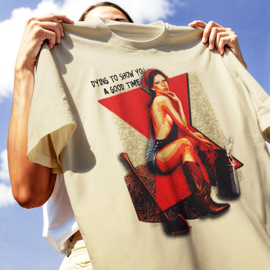 T-SHIRT MIA GOTH X Ti West film Horror cult Sabbia #chooseurcolor