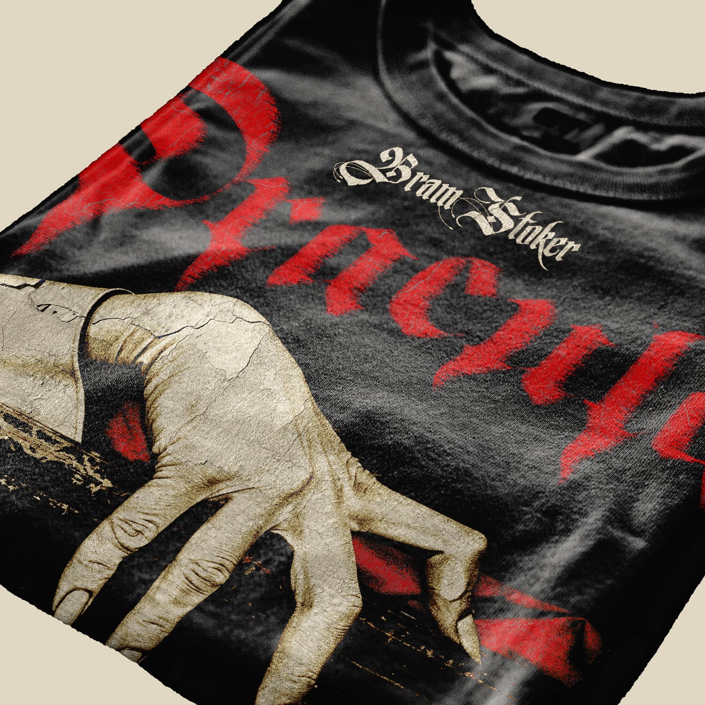 T-SHIRT Dracula Mano Love story gotica cult letteratura Nera #chooseurcolor