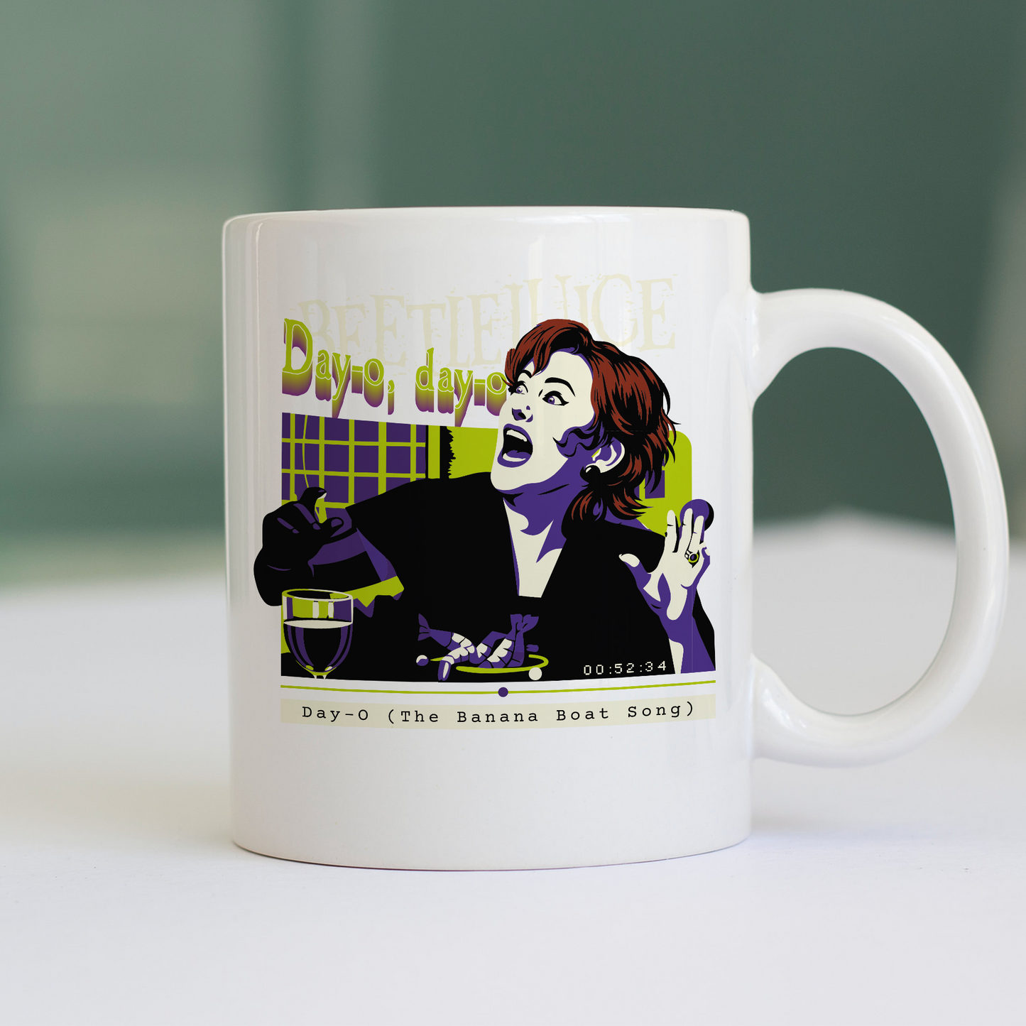 Tazza DAY O BANANA BOAT SONG beetlejuice cult Tim Burton Bianca #chooseurcolor